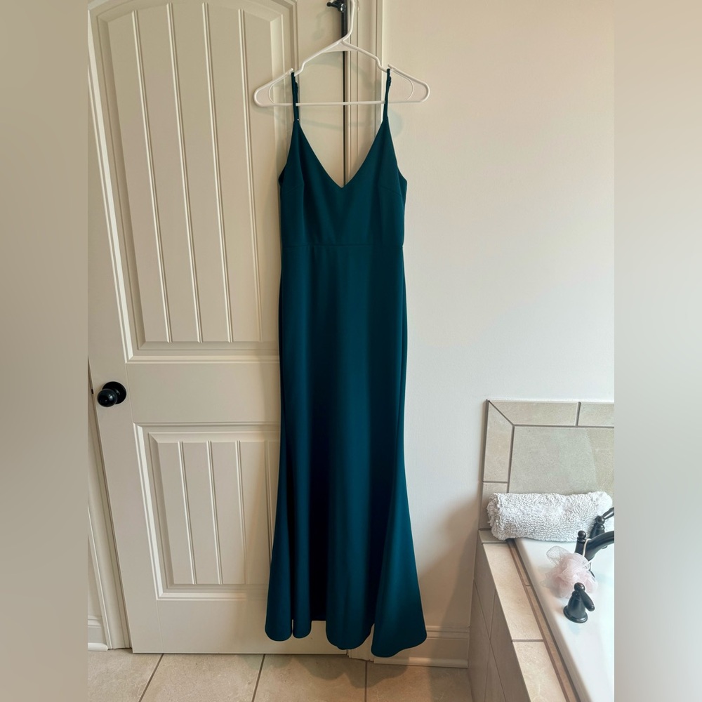 Teal lulus gown